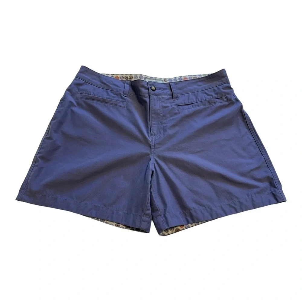 Casual Lavender Cotton Blend Purple Shorts With Pockets - Size 8 - Picture 2 of 12